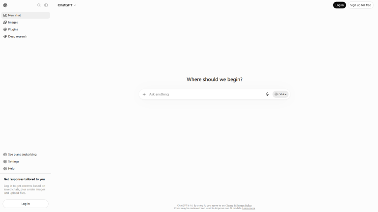 Product Homepage Screenshot