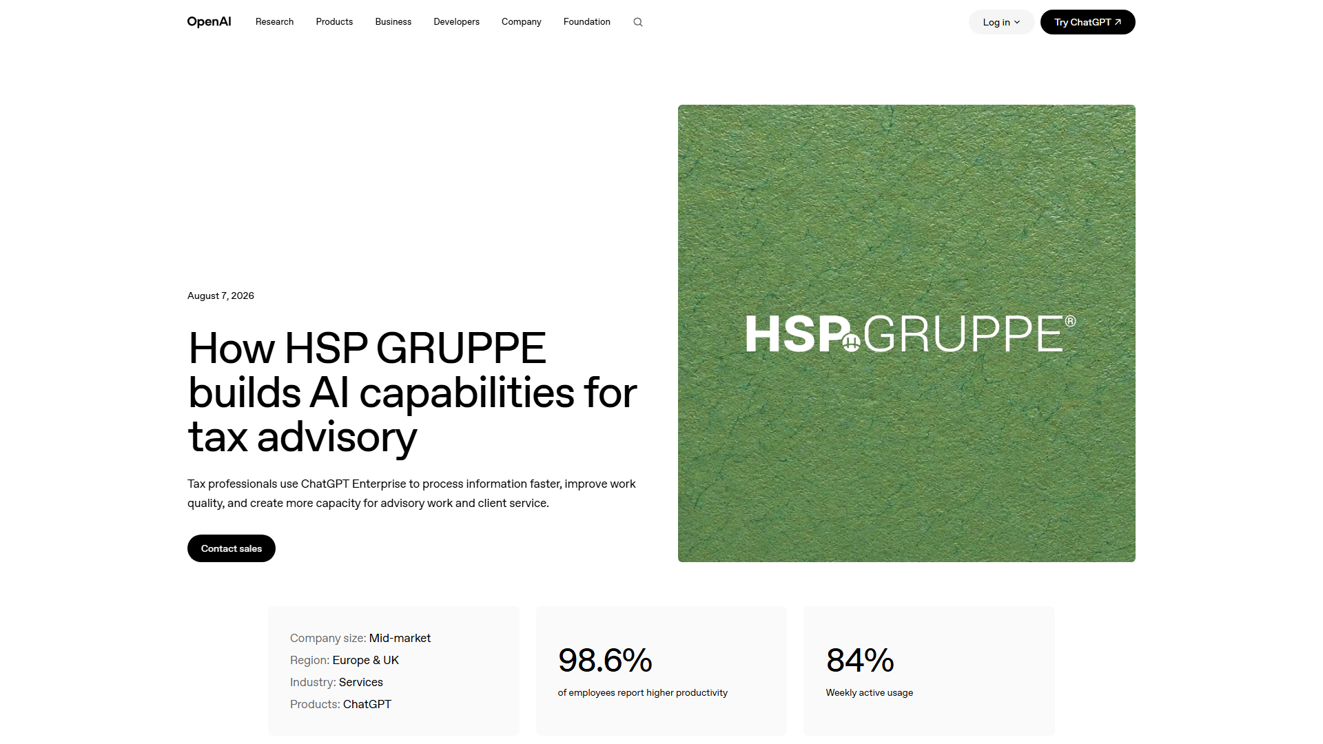 Blog Page Screenshot