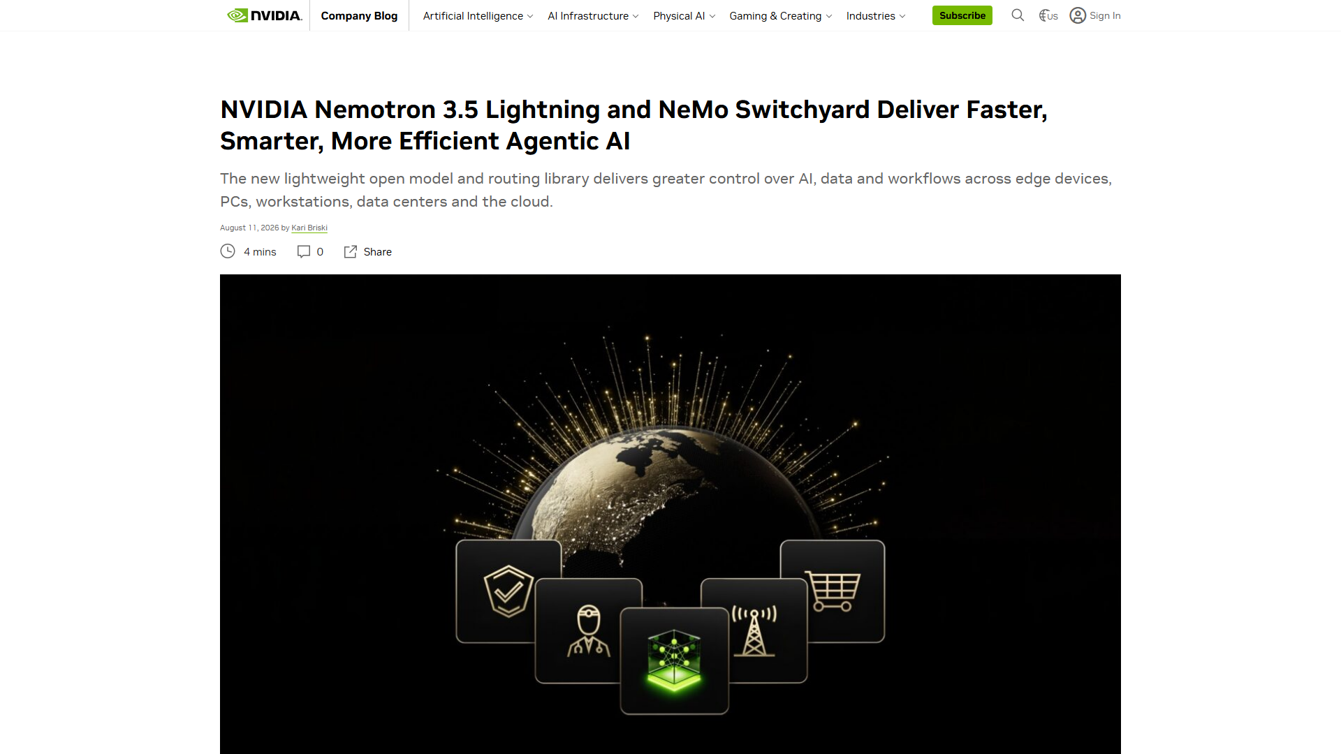 Blog Page Screenshot