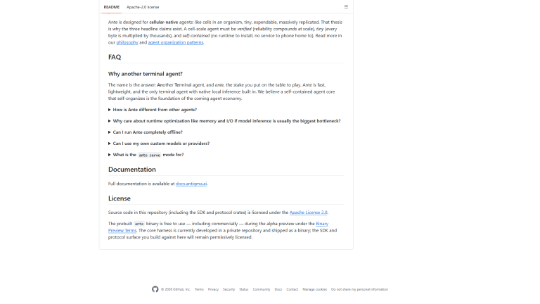 Product Homepage Screenshot