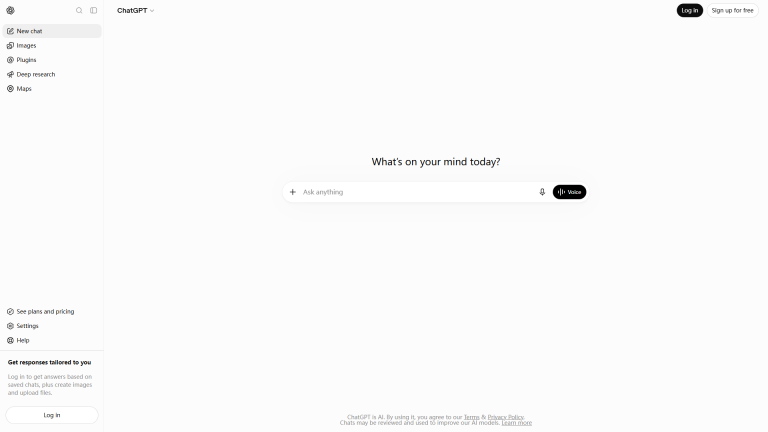 Product Homepage Screenshot